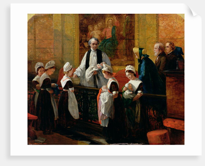 The Christening, 1863 by Emma Brownlow