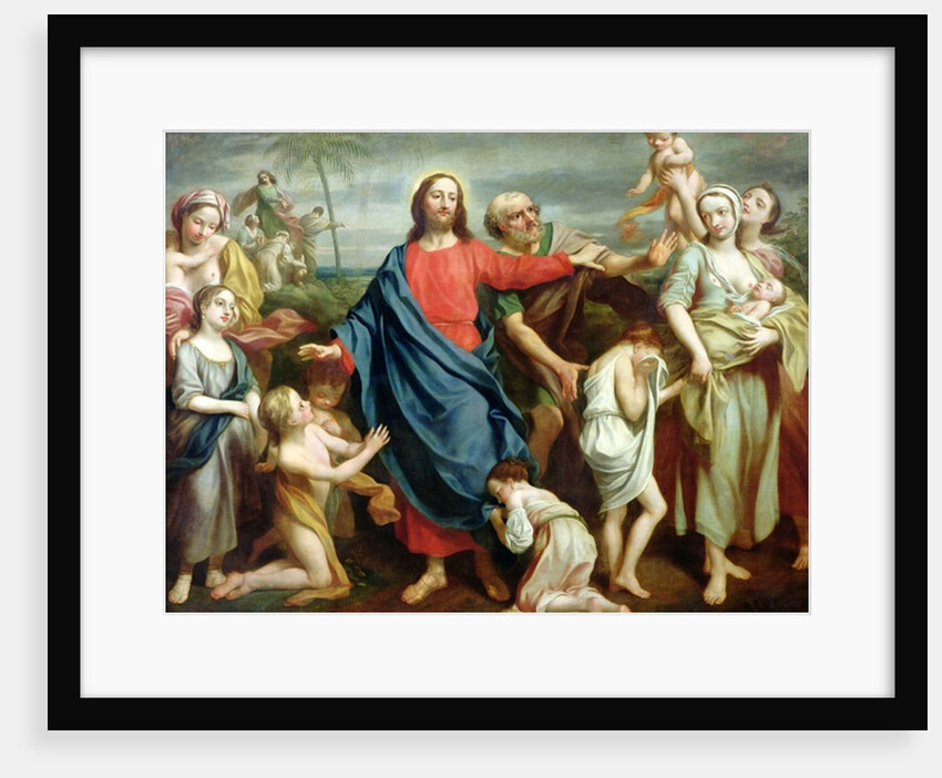 Suffer the little children to come unto me, and forbid them not, 1746 by Rev. James Wills