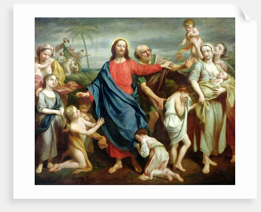 Suffer the little children to come unto me, and forbid them not, 1746 by Rev. James Wills