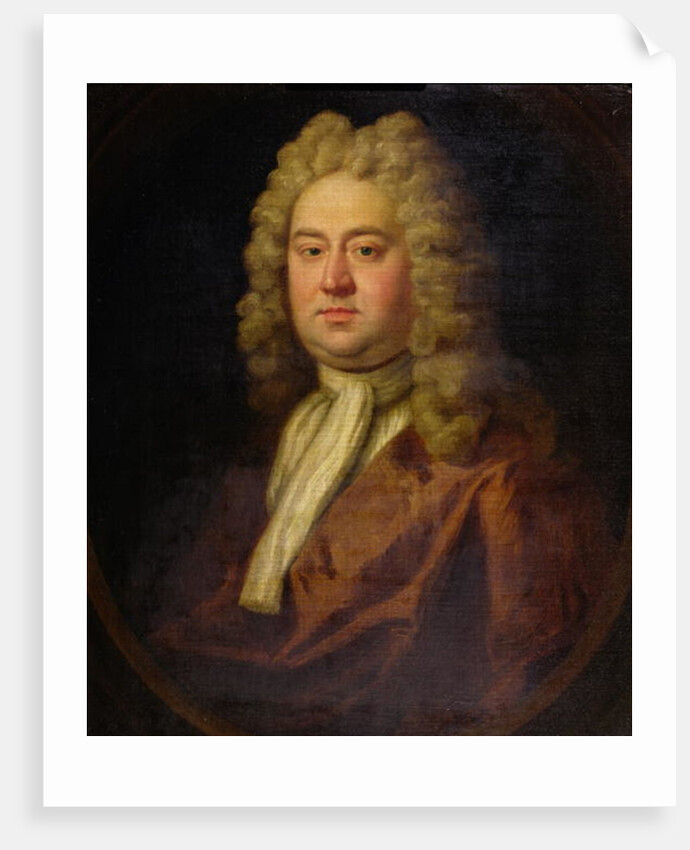 Portrait of a Gentleman, said to be George Frederick Handel, c.1730 by English School