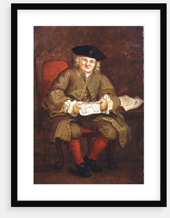 Portrait of Captain Coram by English School