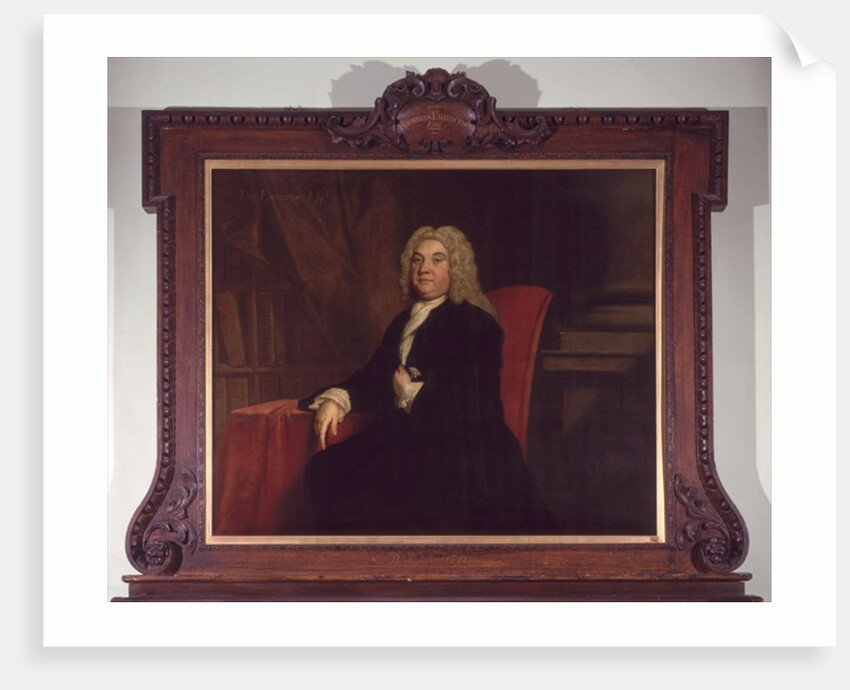 Portrait of Thomas Emerson, a Governor of the Foundling Hospital, 1731 by Joseph Highmore