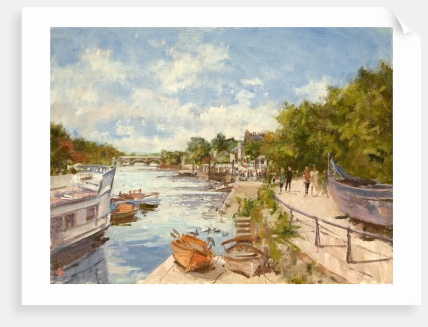 The Thames at Richmond, 2012 by Christopher Glanville