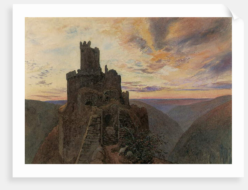 Ehrenburg on the Mosel by Alfred William Hunt