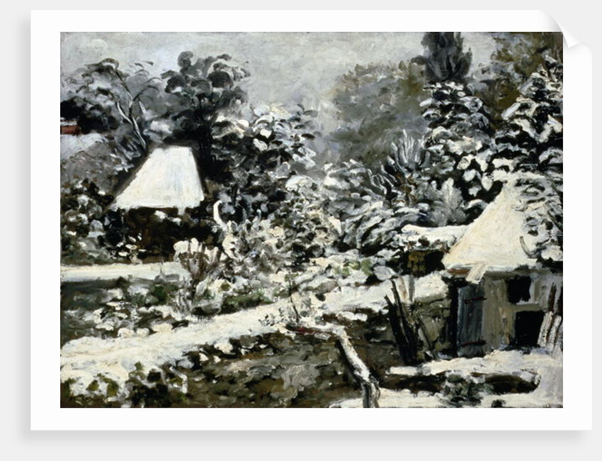 Landscape, Snow Effect, c.1868 by Pierre Auguste Renoir