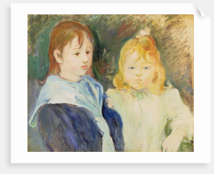 Portrait of Two Children, 1893 by Berthe Morisot