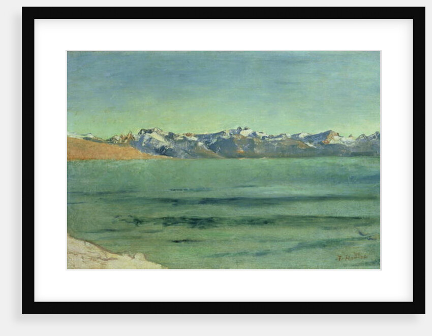 Sunrise Over Mont Blanc, c.1890 by Ferdinand Hodler