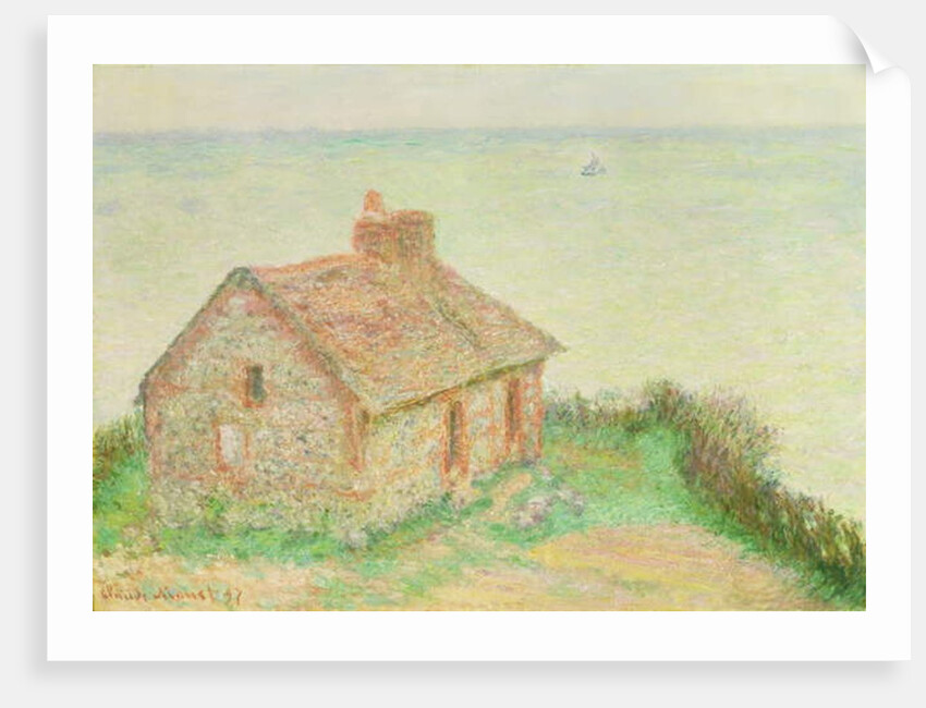 The House at Douanier, Pink Effect, 1897 by Claude Monet