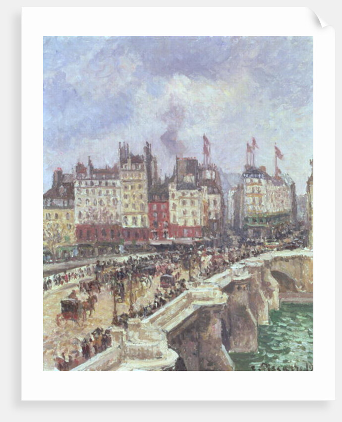 The Pont Neuf, 1901 by Camille Pissarro
