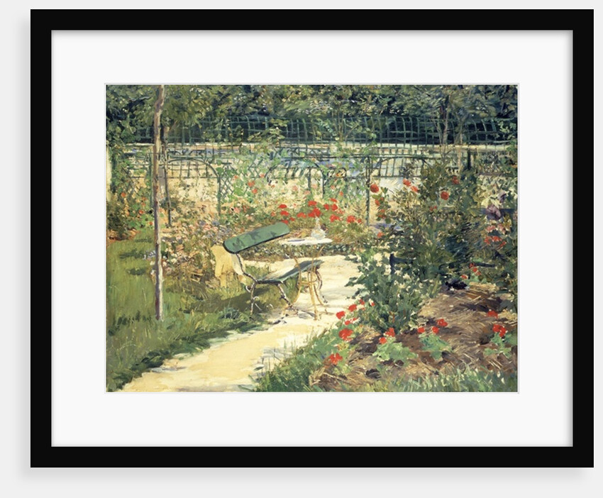 The Bench in the Garden of Versailles, 1881 by Edouard Manet