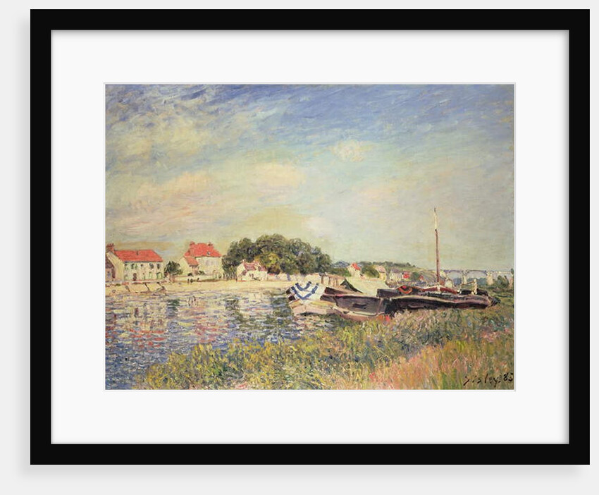 The Banks of the Loing at Saint-Mammes, 1885 by Alfred Sisley