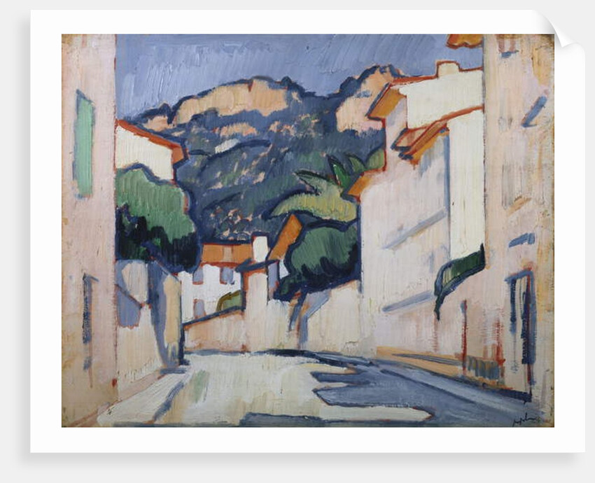 Street scene, Cassis, c.1913 by Samuel John Peploe