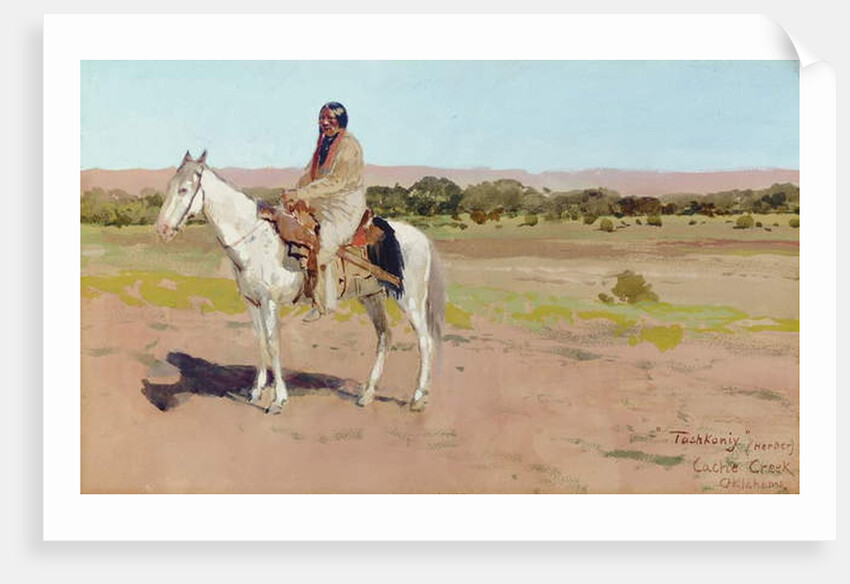 Tashkoniy, Cache Creek, Oklahoma by Henry Francois Farny
