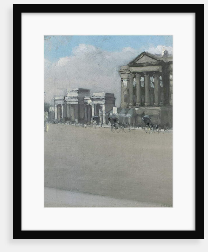 Hyde Park Corner in Fog by William Evelyn Osbourne