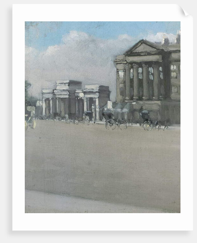 Hyde Park Corner in Fog by William Evelyn Osbourne