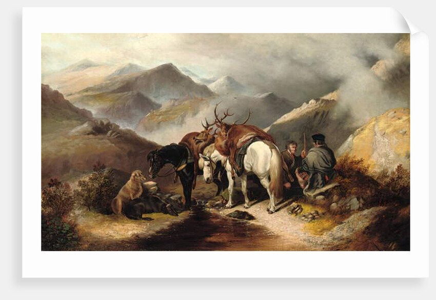 Stalking on the Highlands, 1871 by W. W. Morris