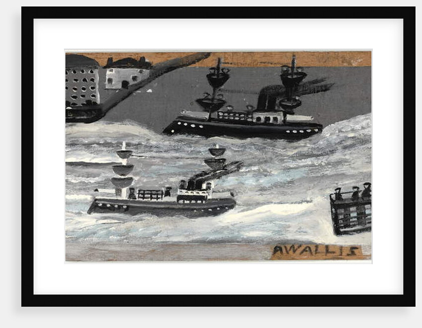Gunboats in wartime by Alfred Wallis