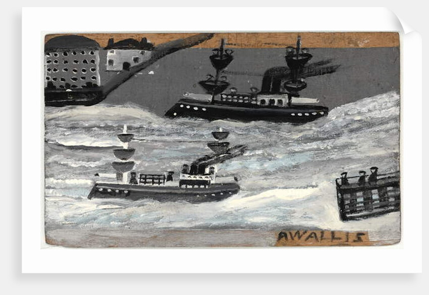 Gunboats in wartime by Alfred Wallis
