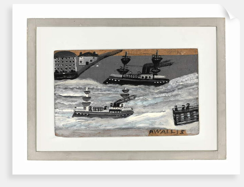 Gunboats in wartime by Alfred Wallis