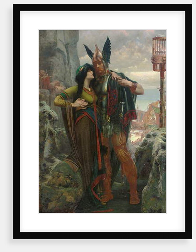 The Viking Farewell, 1905 by Herbert Gandy