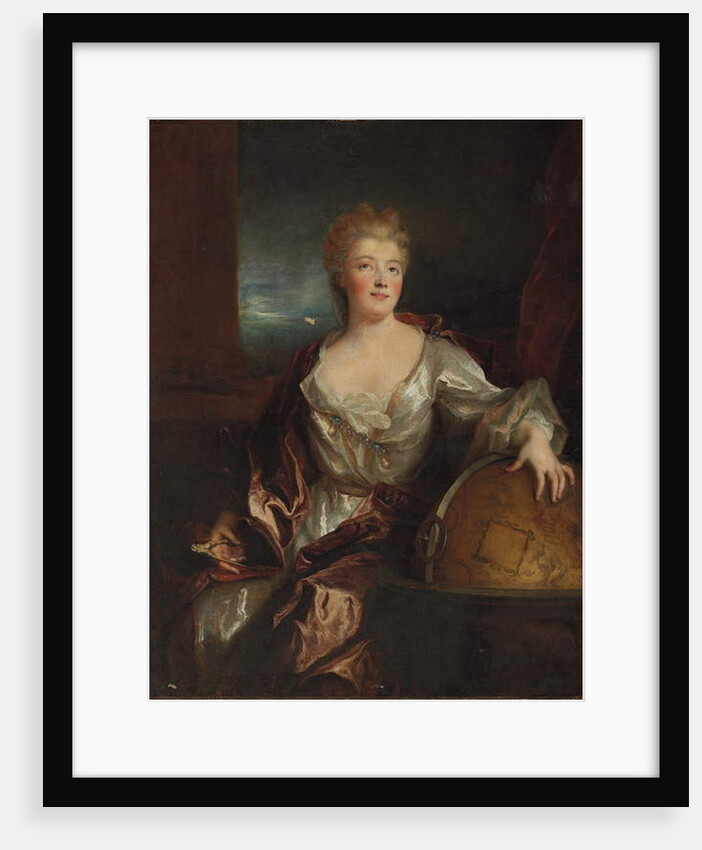 Portrait of Gabrielle Emilie le Tonnelier de Breteuil, Marquise du Chatelet by Nicolas de Largilliere