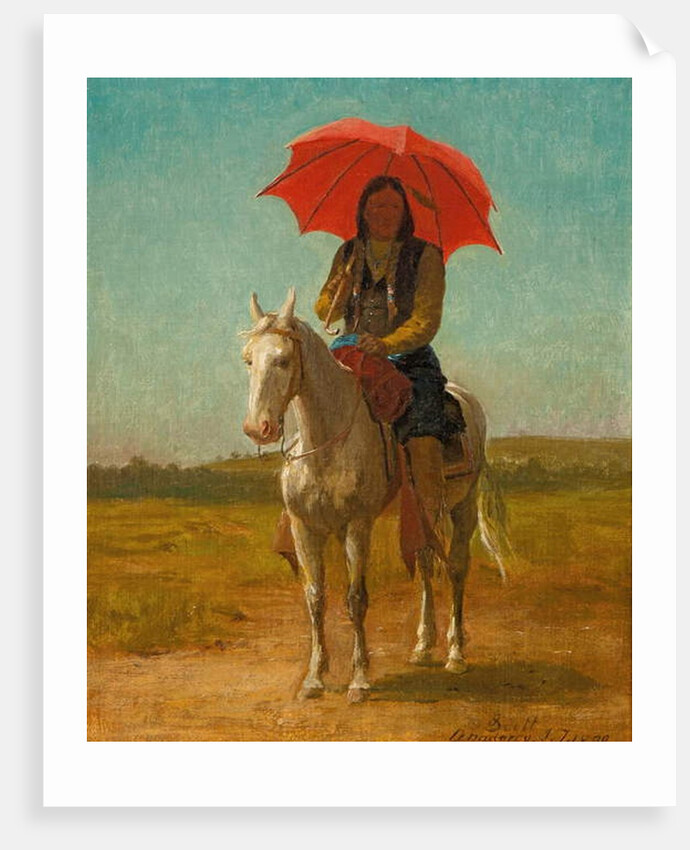 Horseman, Anadarko, Oklahoma, 1890 by Julian Scott