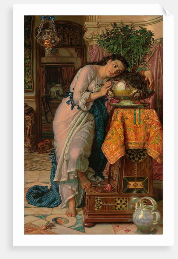 Isabella and the Pot of Basil, 1867 by William Holman Hunt