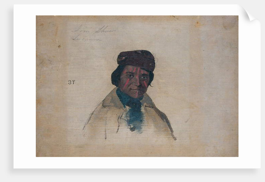 Jim Shaw, Delaware, 1837 by John Mix Stanley