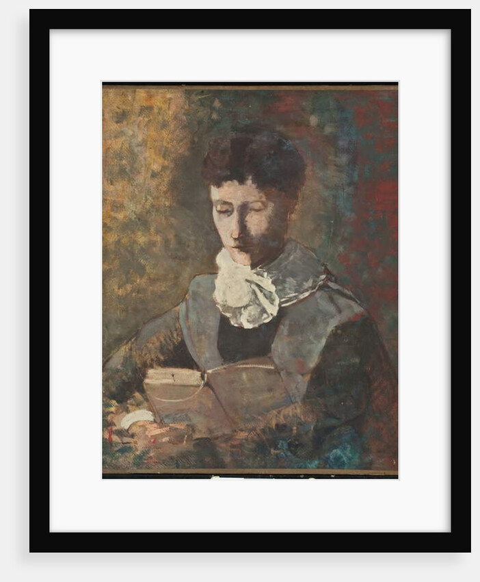 Madam Camille Redon Reading by Odilon Redon