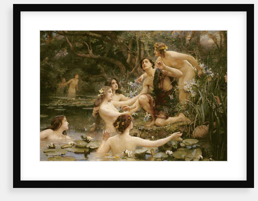 Hylas and the Water Nymphs by Henrietta Rae