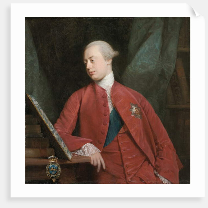 Portrait of Frederick, Lord North K. G., later 2nd Earl of Guildford by Allan Ramsay