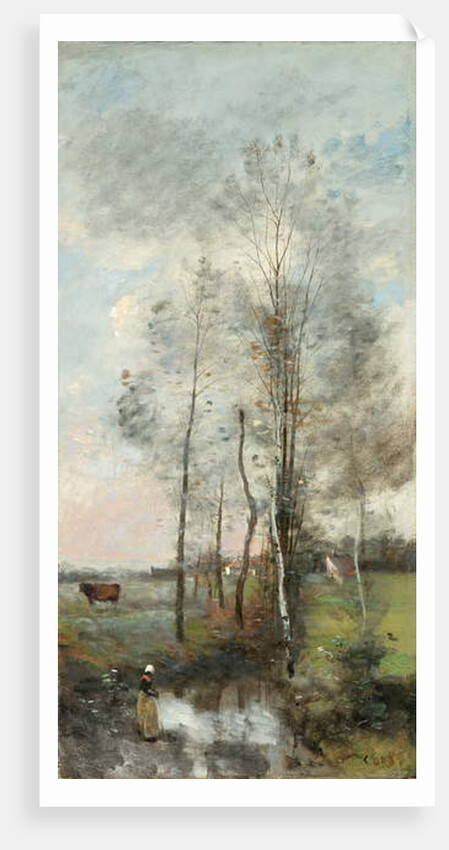 Copse of Alder and Birch, 1865-70 by Jean Baptiste Camille Corot