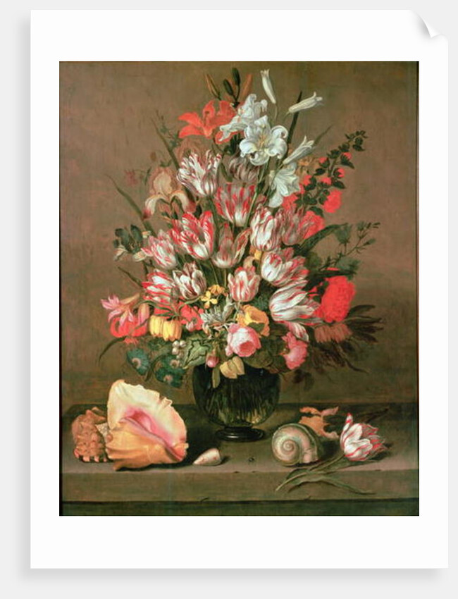 Tulips, Lilies, Irises and Roses by Anthony I Claesz