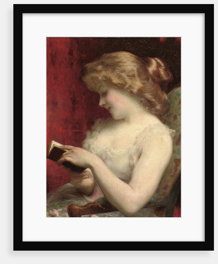 A Good Read by Etienne Adolphe Piot