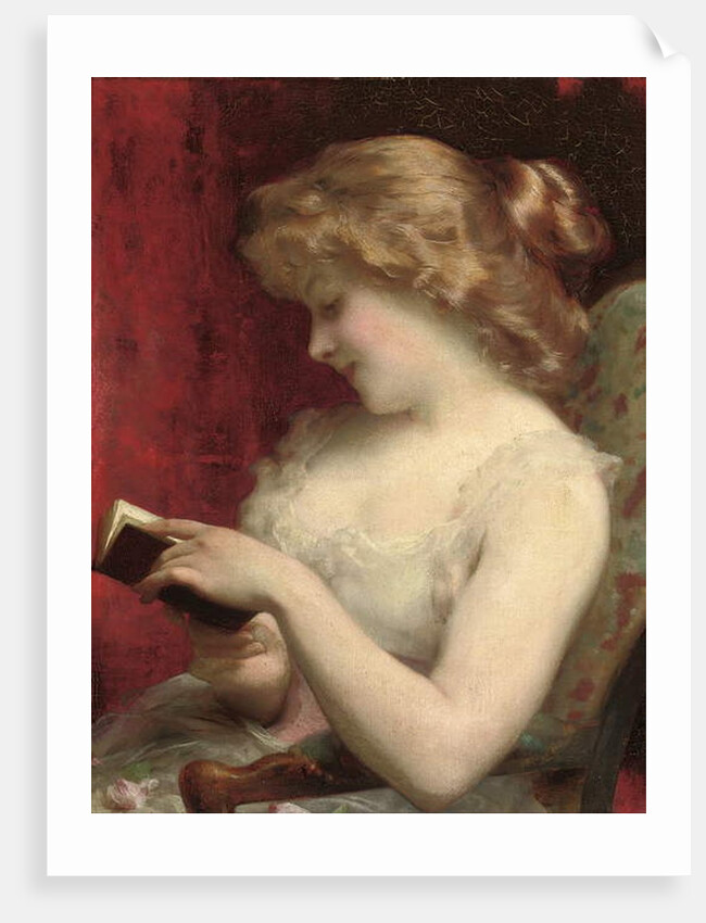 A Good Read by Etienne Adolphe Piot