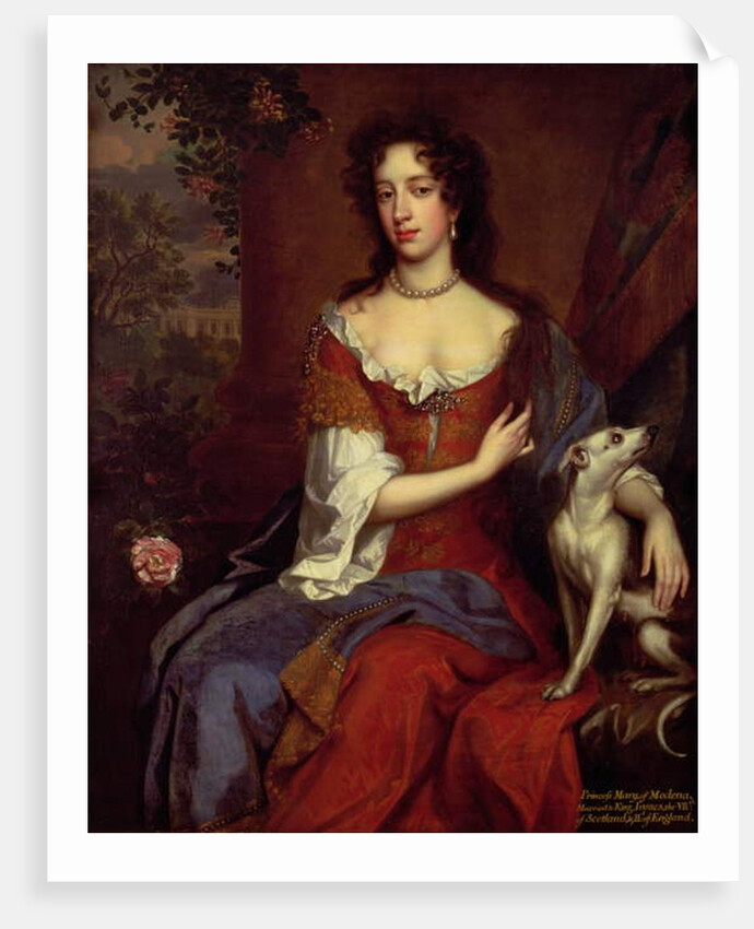 Portrait of Mary of Modena, Second Wife of James II, c.1685 by William Wissing or Wissmig