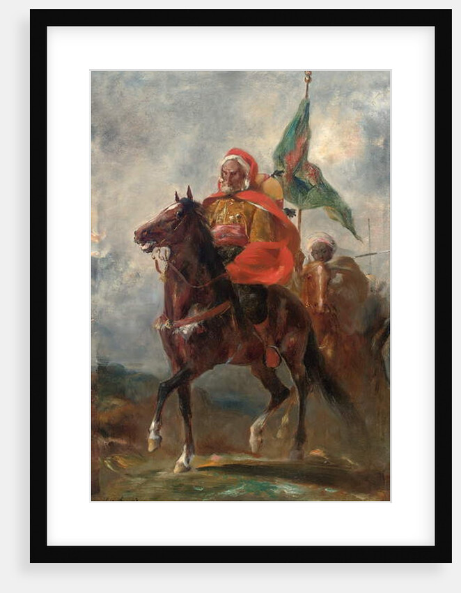 An Orientalist chieftain on horseback, 1863 by Eugene Fromentin
