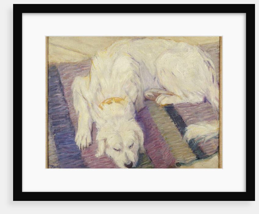 Sleeping Dog, 1909 by Franz Marc