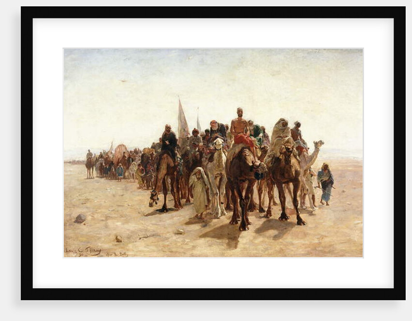 Pilgrims Going to Mecca; Pelerins allant a la Mecque, 1890 by Louis Comfort Tiffany