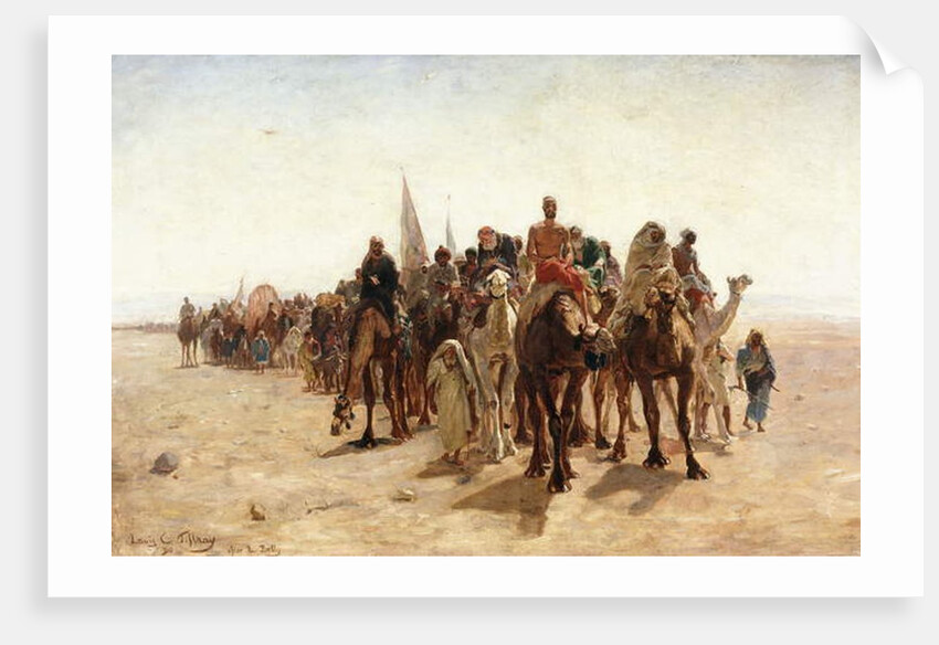 Pilgrims Going to Mecca; Pelerins allant a la Mecque, 1890 by Louis Comfort Tiffany