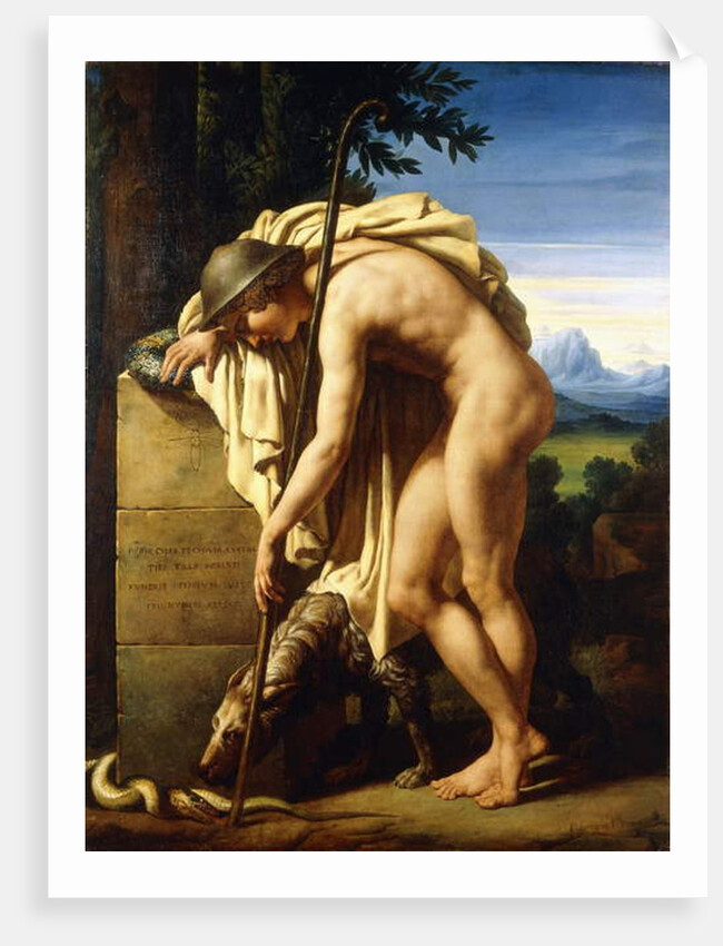 A Shepherd Weeping on a Tomb Erected to a Gnat, 1808 by Felix Boisselier