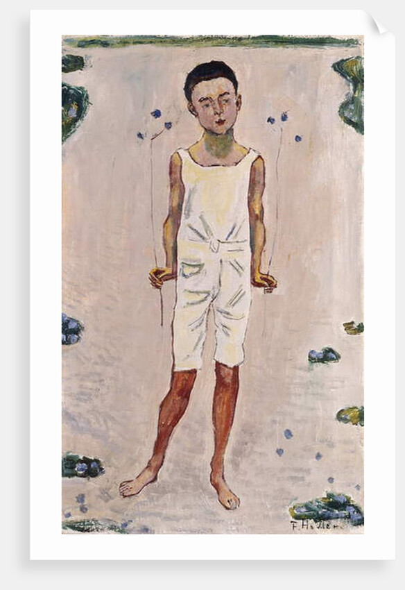 Enchanted Boy; Bezauberter knabe, 1909 by Ferdinand Hodler