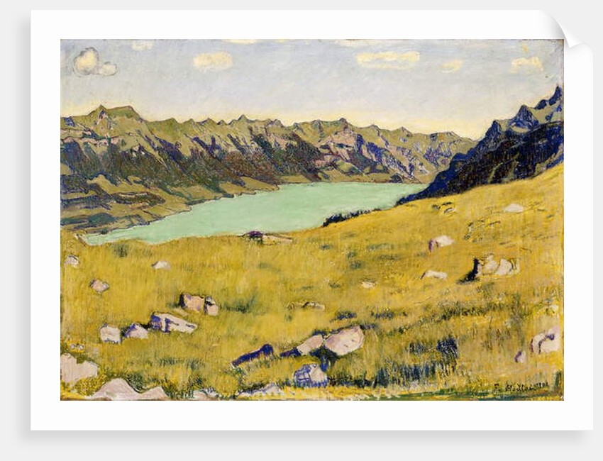 Der Brienzersee von Breitlauenen aus, 1906 by Ferdinand Hodler