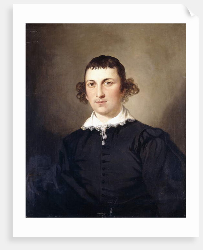 Portrait of a Gentleman, probably Mr. Lyte, in Black Van Dyke costume, 1769 by Tilly Kettle