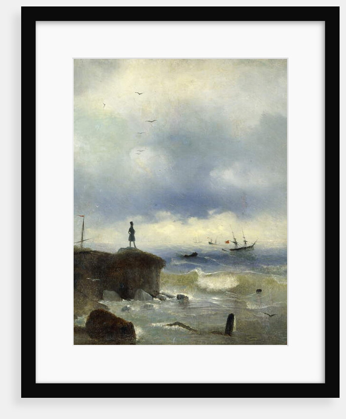 Pushkin Looking at the Black Sea, 1838 by Ivan Konstantinovich Aivazovsky