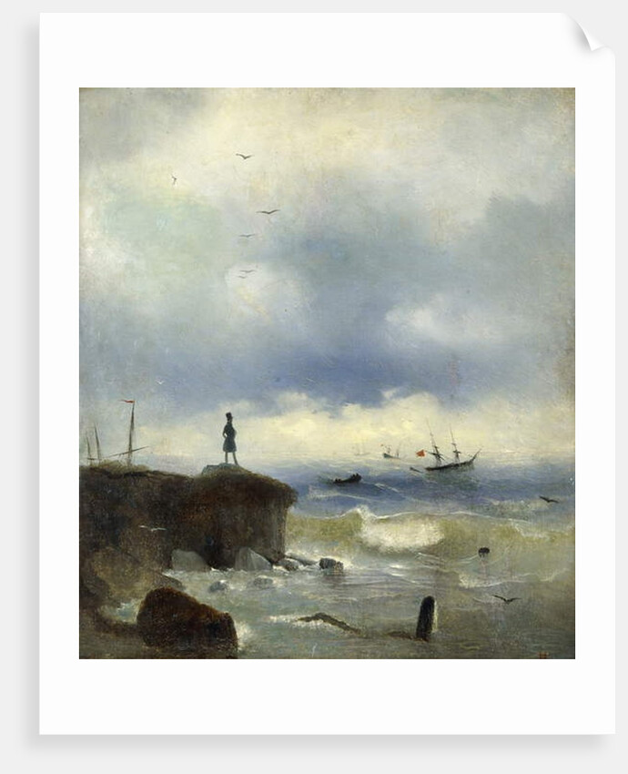 Pushkin Looking at the Black Sea, 1838 by Ivan Konstantinovich Aivazovsky