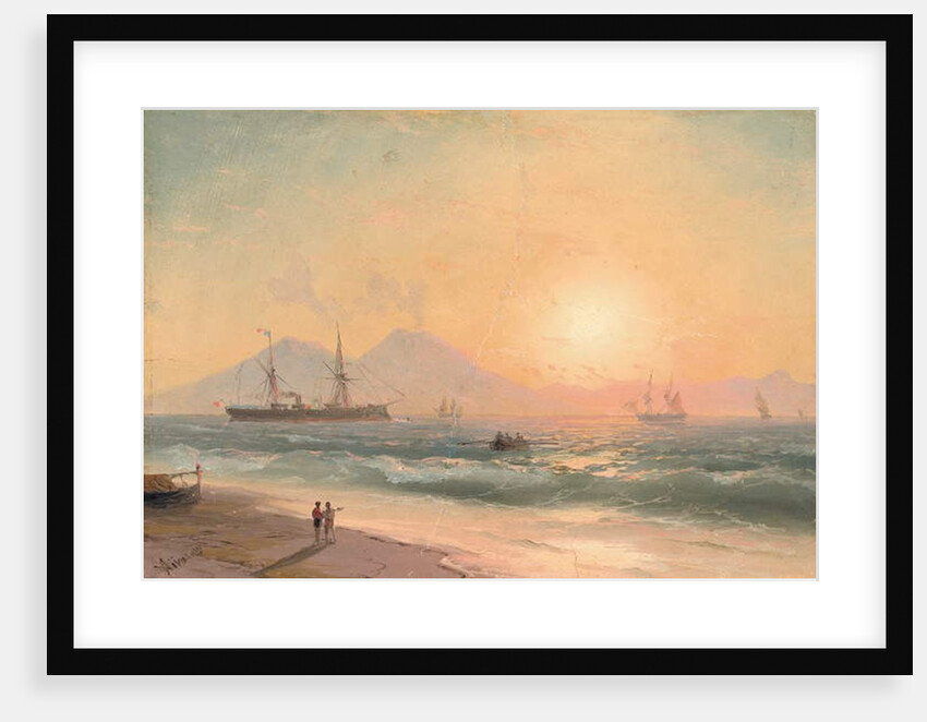 Watching Ships at Sunset by Ivan Konstantinovich Aivazovsky