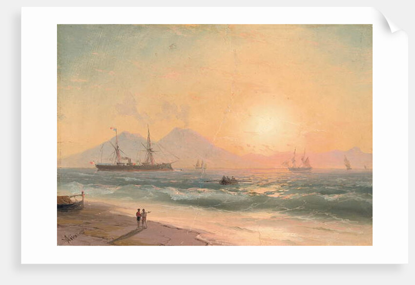 Watching Ships at Sunset by Ivan Konstantinovich Aivazovsky