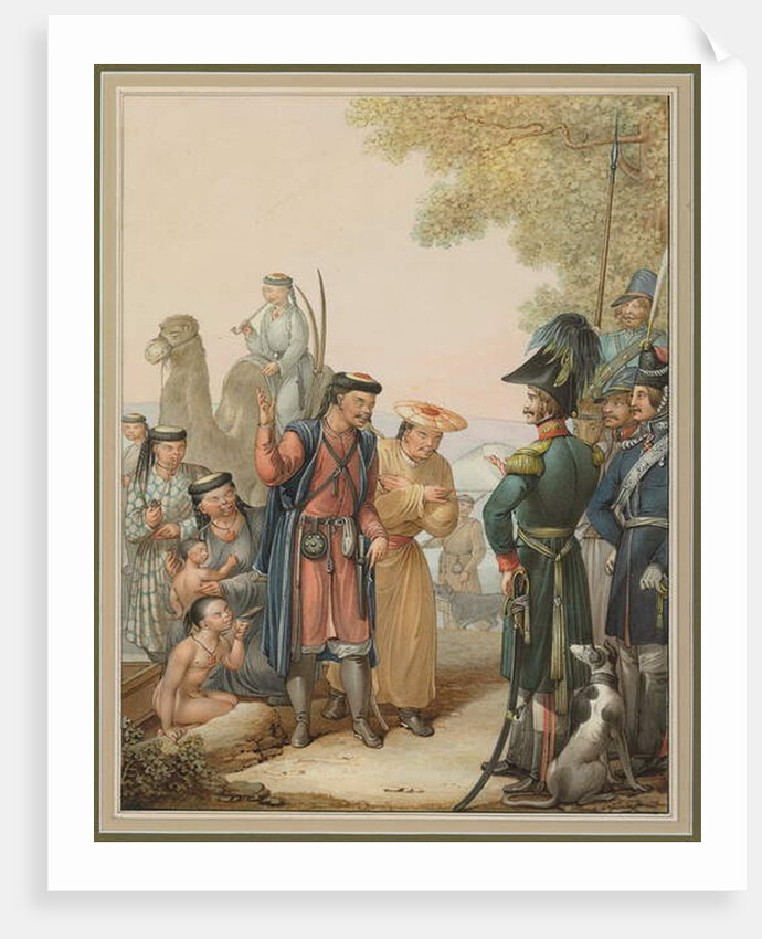 Cossacks and Kalmyks, by Georg Emanuel Opitz