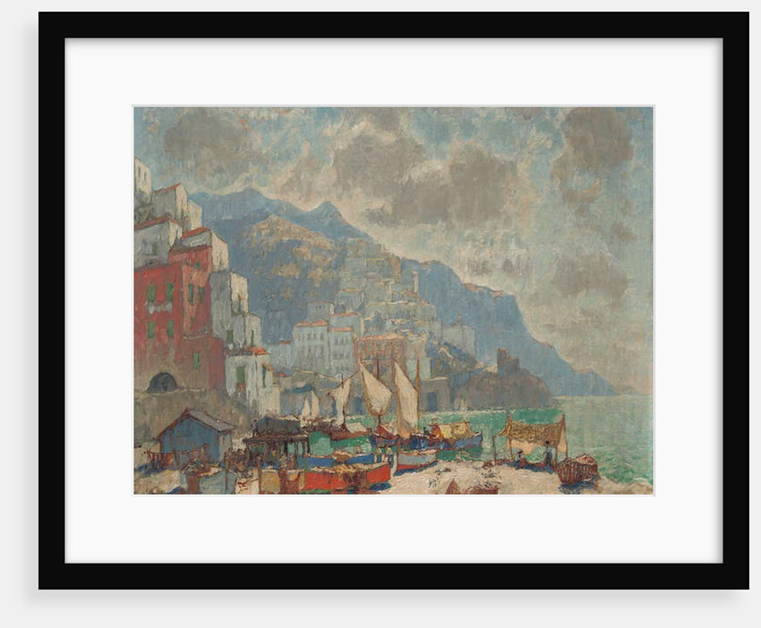 View of Amalfi in the Morning Light, by Konstantin Ivanovich Gorbatov